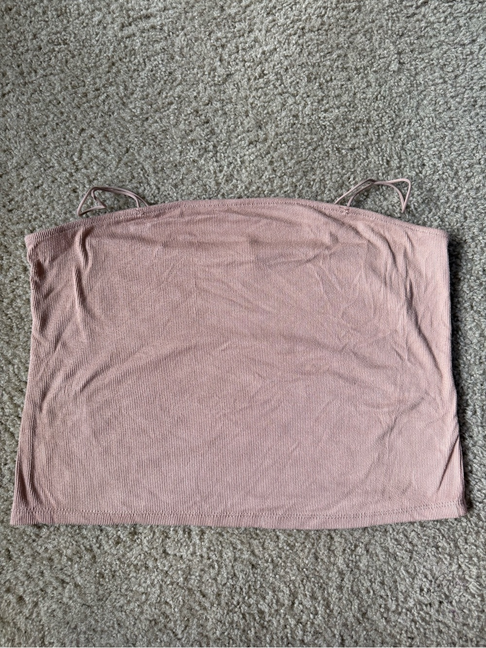 Rue21 Rue+ Dusty Pink Ribbed Cami Tank Top Spaghetti Strap Plus Size 2X